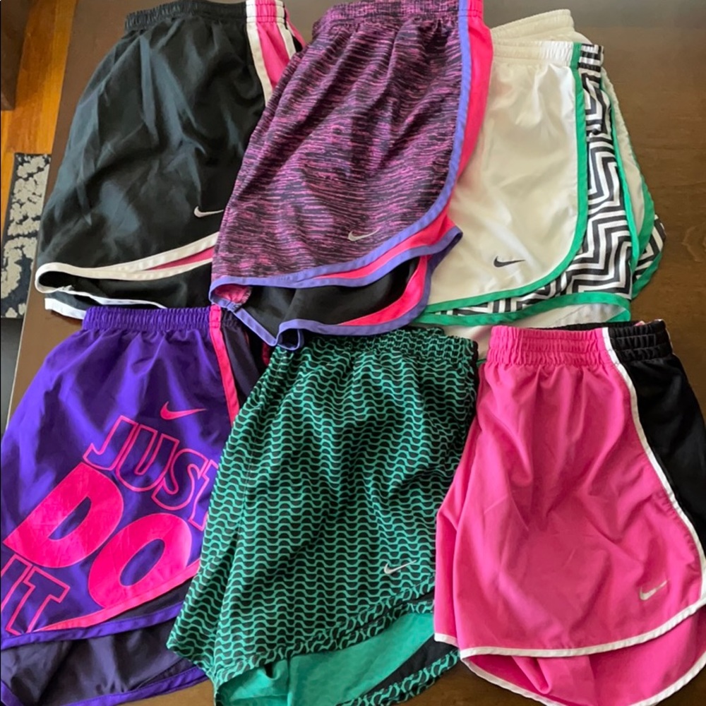 Bundle of Nike running shorts size medium